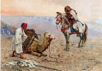 Arab or Arabic people and life. Orientalism oil paintings  402, unknow artist